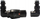Set valvulash radiator Vario Term Vision Left, me termostat, i zi matte