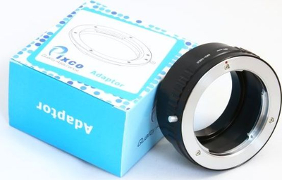 Adapteri i objektivit Pixco MD në Sony NEX E, metal, i zi