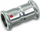 Adapter presimi SANHA ZN, 22x3/4, çelik i galvanizuar, argjendtë
