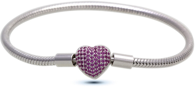 Byzylyk Infinity Love purple heart HC-374, 20 cm