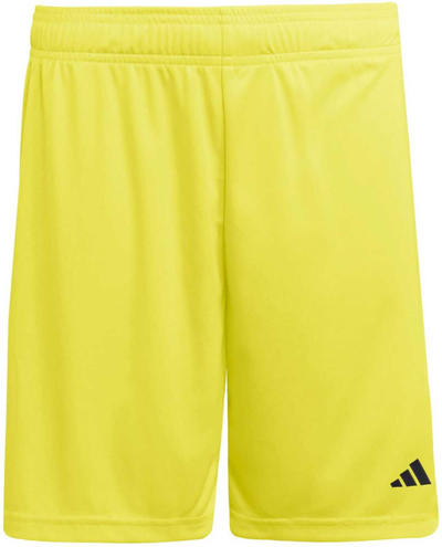 Shorce futbolli për fëmijë Adidas Entrada 26, poliestër i ricikluar, CLIMACOOL, të verdha