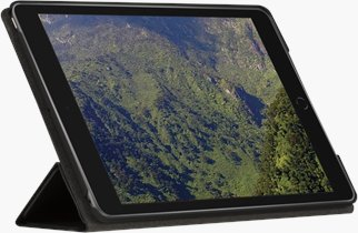 Куќиште за таблет Dbramante1928 Milan за iPad 10.2\", природна кожа, со држач, црно