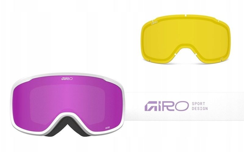 Syze bore Giro Moxie Stacked, lente Amber Pink, lejla