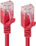 Kabllo rrjeti Microconnect V UTP6A0015R SLIM, Cat6a U UTP, 0.15m, e kuqe