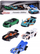 Set lodrash makina Majorette Porsche Edition 2023, 5 copë, shkallë 1/64, shumëngjyrësh
