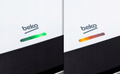Grill sanduiçësh Beko SWM2971W, 750 W, pllaka jo ngjitëse, i bardhë