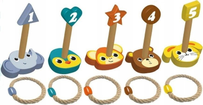 Loja me unaza druri RMS Little Tikes, set hedhjeje, për fëmijë, shumëngjyrëshe