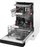 Enëlarëse Whirlpool WSFO 3O23 PF, e bardhë