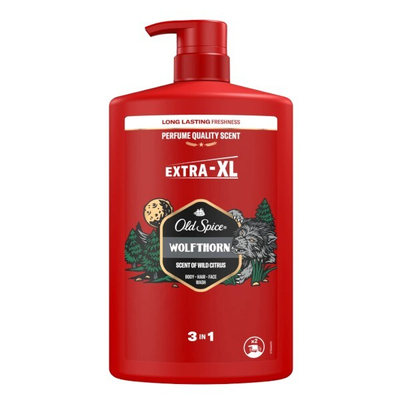 Xhel dushi për meshkuj Old SAPICE WolfThorn (Body-Hair-Face Wash),1000 ml
