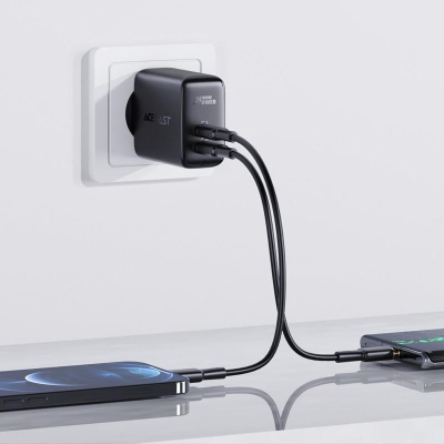 Karikues muri AceFast A9, 40W, 2 porta USB-C PD 3.0, i zi