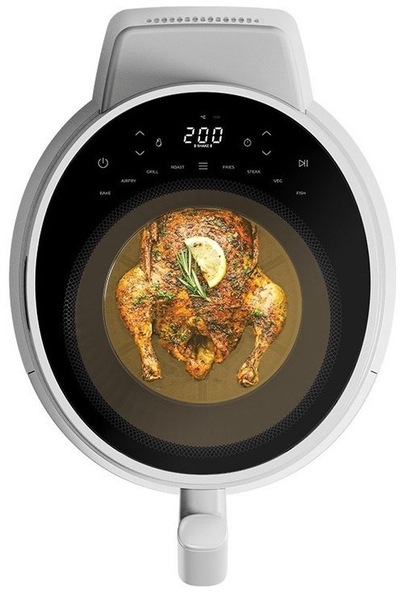 Фритеза со топол воздух Zyle ZY502WAF, 5 l, 1500 W, бела