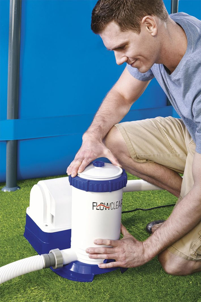 Pompë filtrimi Bestway IV 2500 gal 9463 L/h, e bardhë