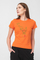 Bluzë T-shirt Deer Family Women, madhësia M, portokalli