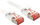 Kabllo rrjeti Lindy Patchcord, Cat6, U/FTP, 1 m, e bardhë