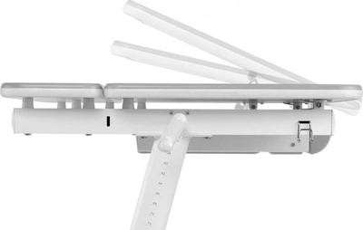 Tavolinë Ergooffice.eu, 98cm x 50 - 70.5 cm, e bardhë
