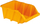 Kuti ruajtëse Forte Tools CONTAINER R-40, 31x49x19.5 cm, plastike, portokalli