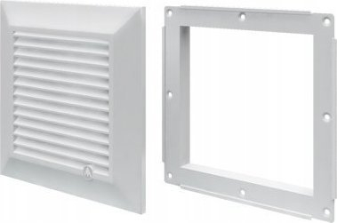 Grilë ventilimi Dospel Duo Smart 135, diametër 100mm, e bardhë