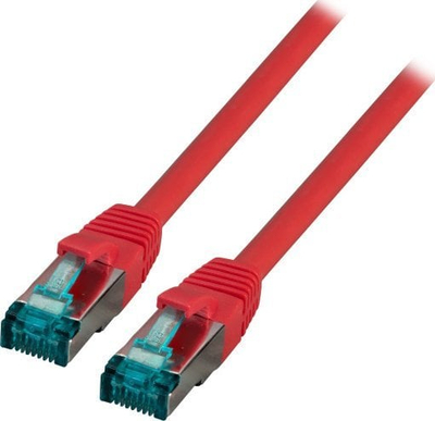 Kabllo rrjeti EFB Elektronik RJ45, Cat.6A S/FTP, 50m, e kuqe
