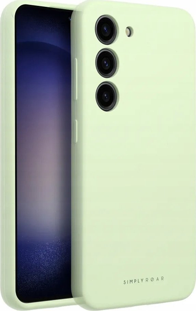 Mbulesë telefoni Roar Cloud Skin për Samsung Galaxy A14 4G A14 5G, silikon i hollë, jeshile e çelët