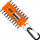 Set bitash BAHCO 59S/22-2, 22 copë, me karabiner, portokalli