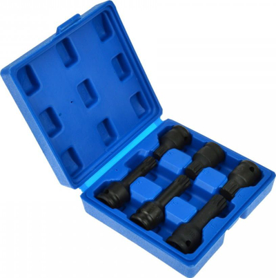 Set kokëça goditëse TORX GEKO, 6 pjesë, M14 M16 M18