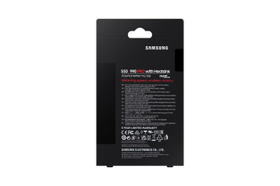 SSD Samsung 990 PRO, 1TB, M.2 NVMe PCIe 4.0, со ладилник