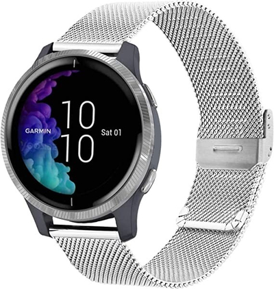 Rrip për orë të mençur 4wrist Garmin 20mm, argjendë