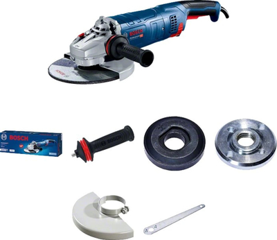 Mulli këndor Bosch GWS 24-230 JZ, 230mm, 2400W, blu e zezë