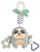 Lodër varëse për bebe New Baby Sloth, muzikore, me kafshues, gri