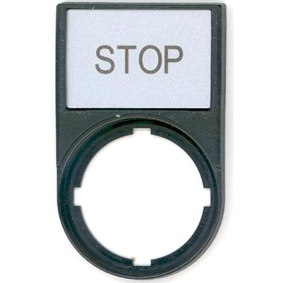 Pllakë identifikimi Eaton "STOP"
