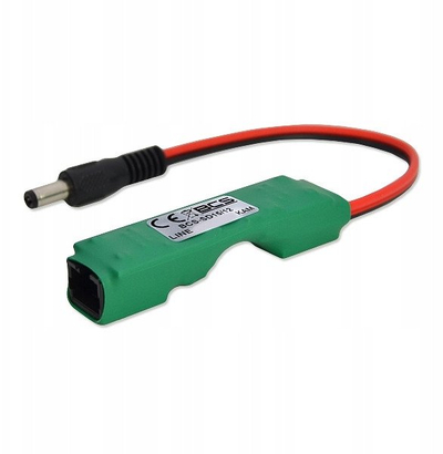 Konvertues energjie BCS BCS-SD15/12, PoE në 12V DC, për panele videoportash, i zi