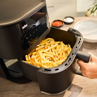 Фритеза со топол воздух Braun Multifry 5 HF5030, 5.7L, 1700W, црна