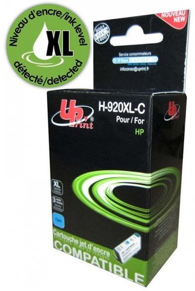 Patron printeri UPRINT HJ920XLCUP, Cyan, 12ml, kompatibil me HP OfficeJet 6000 6500 7000 7500A