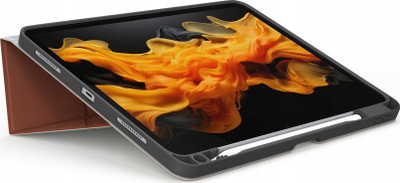 Këllëf folio për iPad JCPal SlimFlex, 10.9\" gjenerata 10 dhe 11\" gjenerata 11, me vend për Pencil, kafe gri