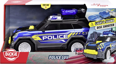 Lodër makinë policore Simba Police SUV, 30cm, me drita dhe tinguj, blu