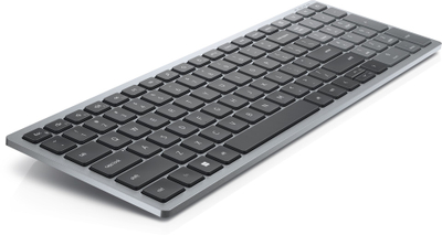 Tastierë Dell KB740, RF Wireless + Bluetooth, e zezë / e hirtë
