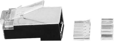 Prizë rrjeti MicroConnect RJ45 Plug MP8P8C, CAT6, e blinduar, set 10 copë