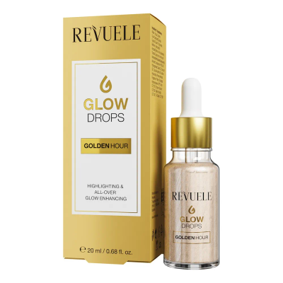 Shkëlqyes Revuele Glow Drops, Golden Hour, 20ml