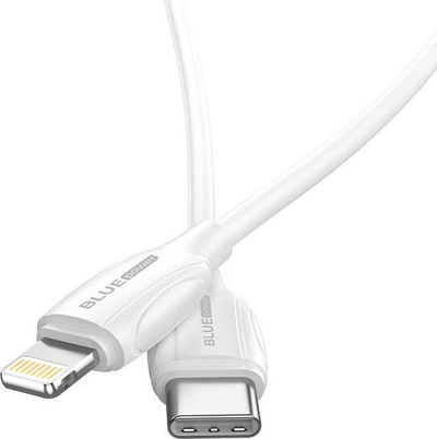 Kabllo karikimi BLUE Power B2BX19, USB-C me Lightning, 18W, 2m, e bardhë
