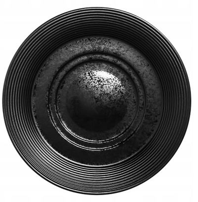 Pjatë nënfilxhani RAK Porcelain Edge SAUCER EVCU30 EVMU30, 6.7", e zezë