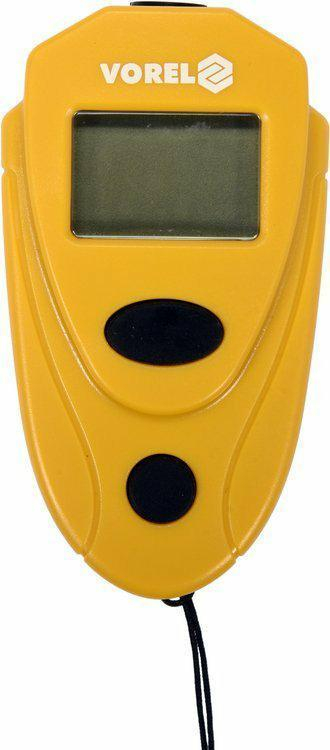 Matës trashësie boje Vorel 81731, 0–2 mm, elektronik, i verdhë