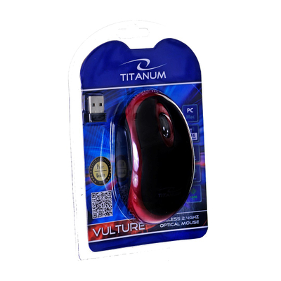 Maus Titanum TM116E Wireless 3D, RF Wireless, i zi