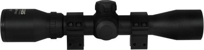Телескоп за пушка Focus In Sight PRO 4x32, зголемување 4x, објектив 32 mm, црн