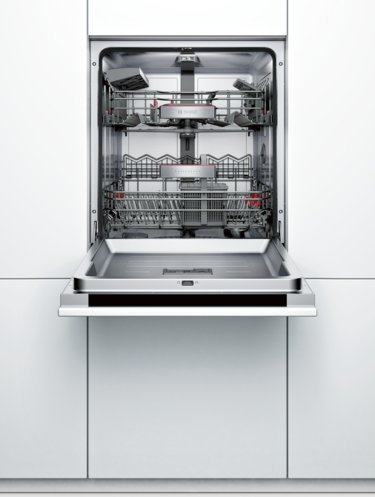 Shirit dekorativ për enëlarëse Bosch SMZ5045, për madhësi të plotë, çelik inox, ngjyrë argjendtë