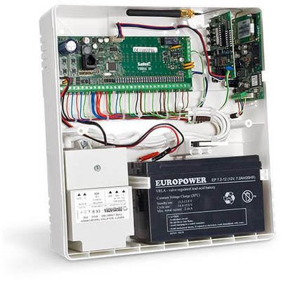 Kuti mbrojtëse Satel OPU-4P, universale, montim sipërfaqësor, e bardhë