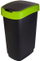 Kosh mbeturinash Rotho Twist, 50 l, i zi / gjelbër