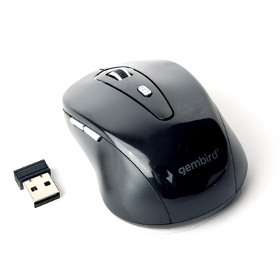 Maus wireless Gembird MUSW-6B-01, 6 butona, 800-1600 DPI, i zi