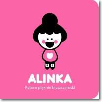 Libër për kalamaj Alinka Rybom Scales Shine Beautifully, me figura shumëngjyrëshe, kapak i fortë, rozë