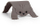 Mbajtëse tenxheresh Ototo Scaredy Cat, silikon rezistent nxehtësie, gri