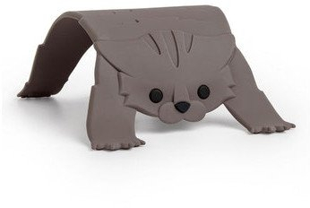 Mbajtëse tenxheresh Ototo Scaredy Cat, silikon rezistent nxehtësie, gri